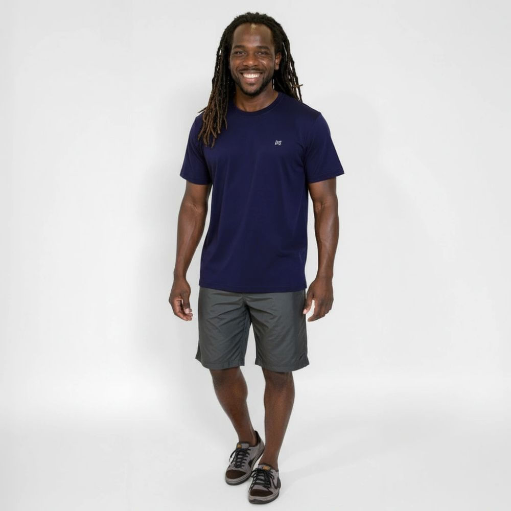Camiseta Masculina Norton Azul Marinho Malha