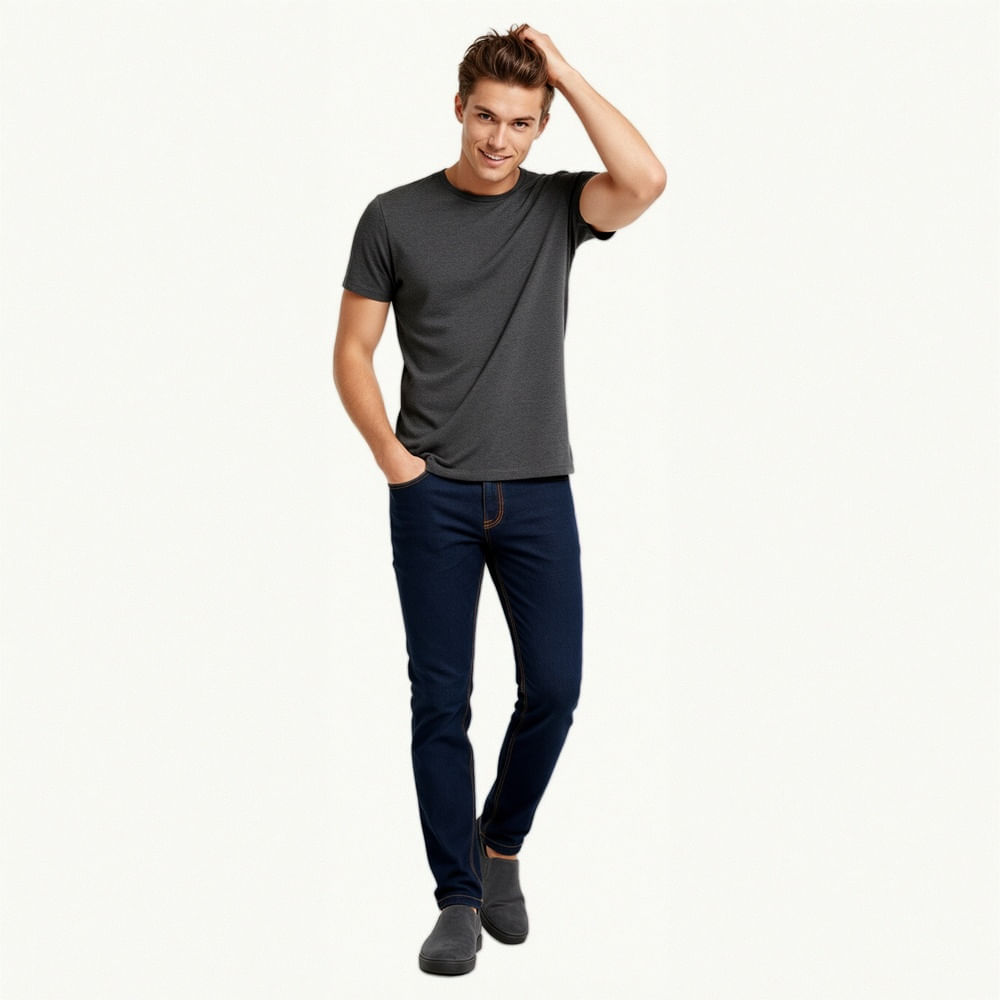 Calça Jeans Slim Blue Black - INK