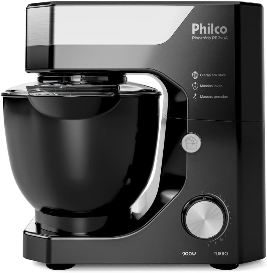 Batedeira Philco Planetária PBP90A Preto 220V