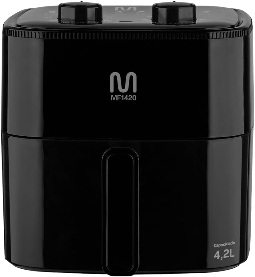 Fritadeira Air Fryer Go252 Preta 4,2L 127V 1350w - Multilaser