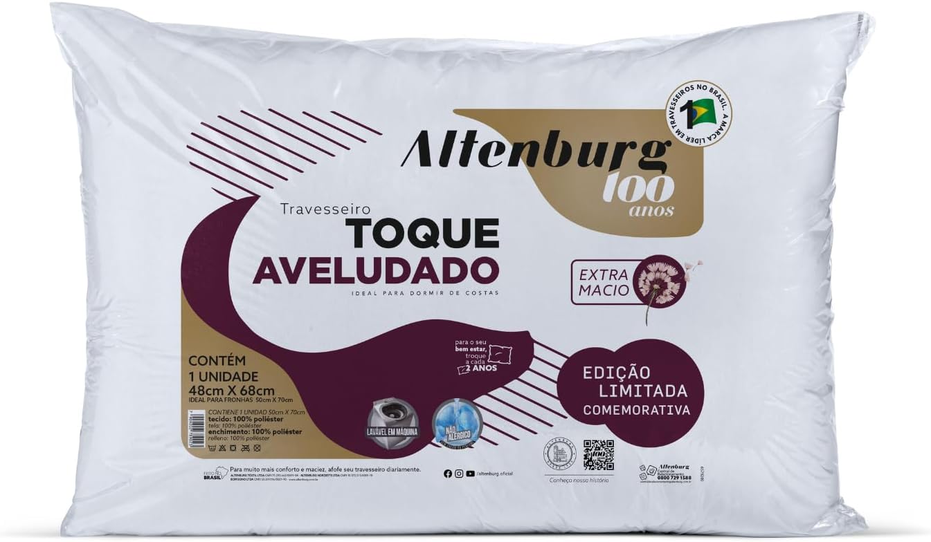 Travesseiro Toque Aveludado - Altenburg