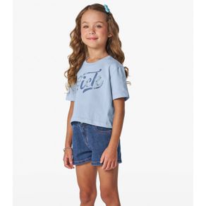 Conjunto Infantil Blusa com Shorts Trick Nick Azul 4