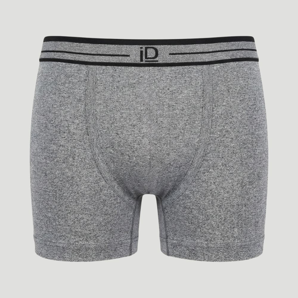 Cueca Sem Costura Liso Cinza - Id Casual