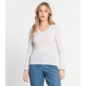 Blusa Ribana de Linho Feminino Kohmar Bege G