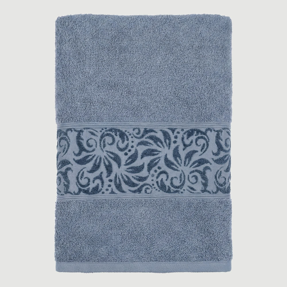 Toalha De Banho Evora Jacquard Arabesco Lavanda - Olinda