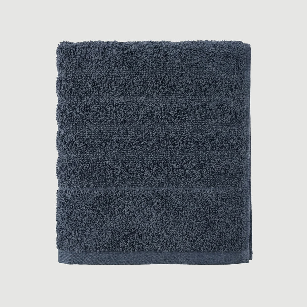 Toalha De Rosto Air Cotton Waves Relevo Marinho - Buddemeyer