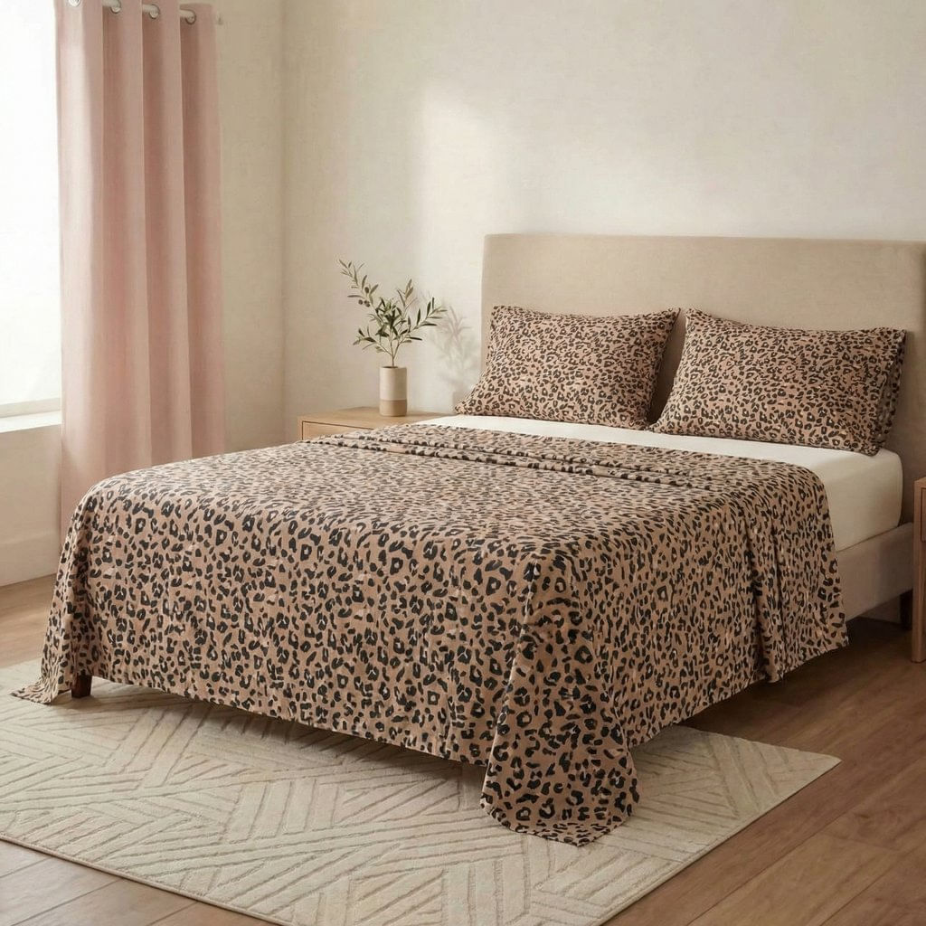Jogo Cama Queen 3P Malha Bege