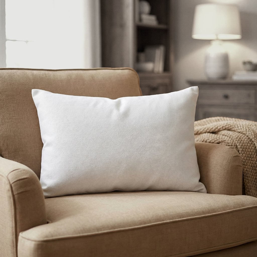 Refil Almofada 30X50 Retangular Branco - Bom Sono