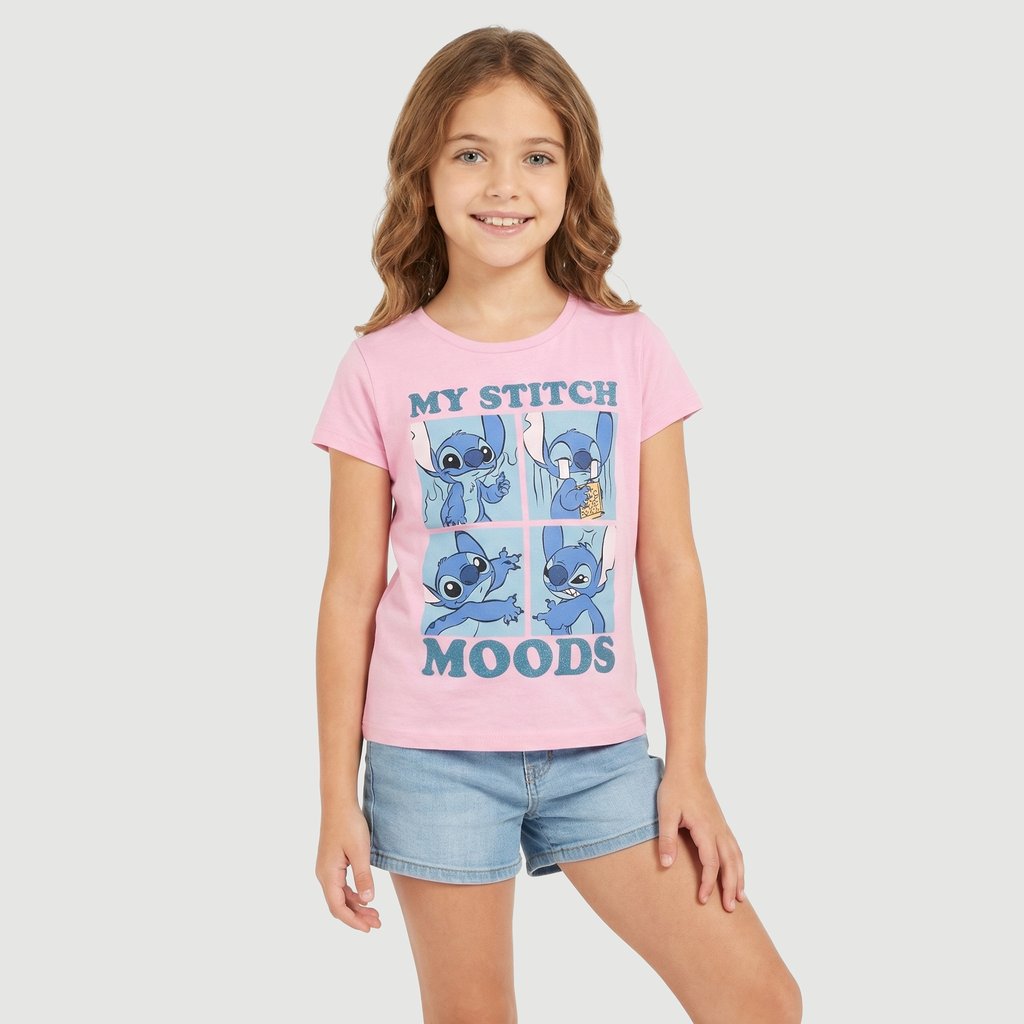 Blusa Rosa Estampado Disney