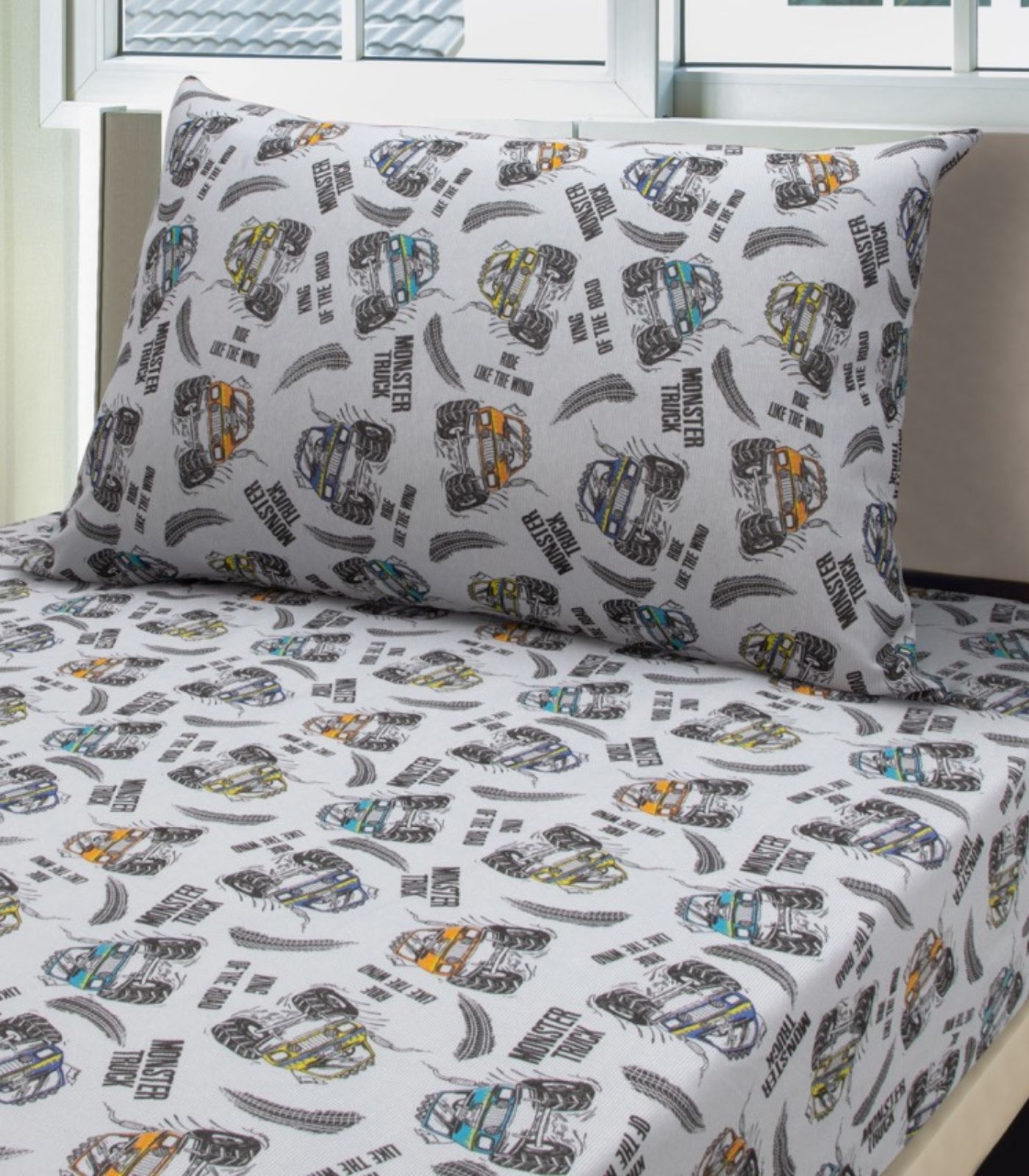 Jogo De Cama Solteiro Kids Doce Vida Cinza