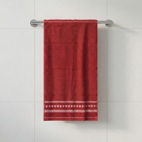 toalha-de-rosto-vermelho-liso