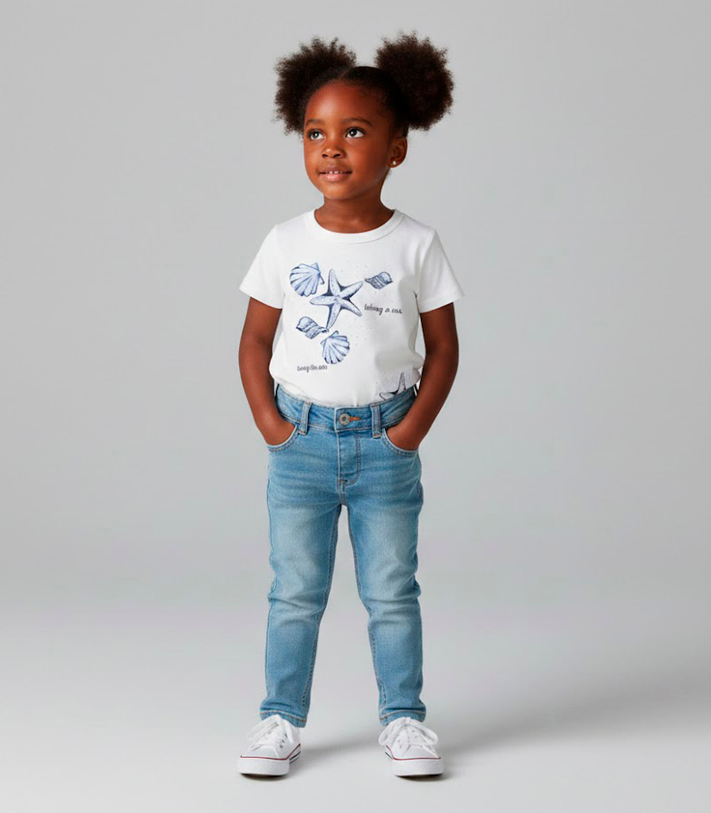 Blusa Feminina Infantil Estampada Trick Nick Bege