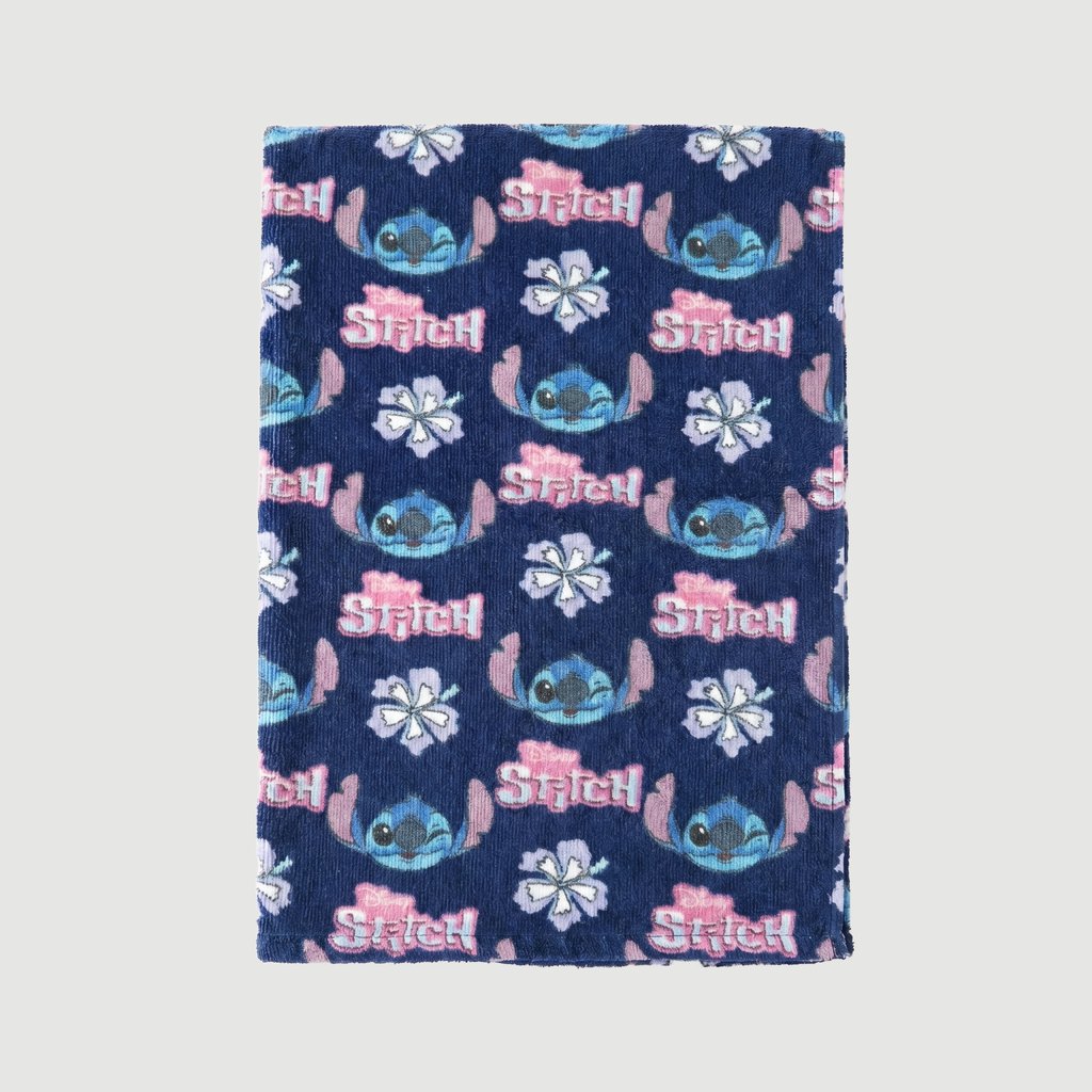 toalha lancheira lilo & stitch azul