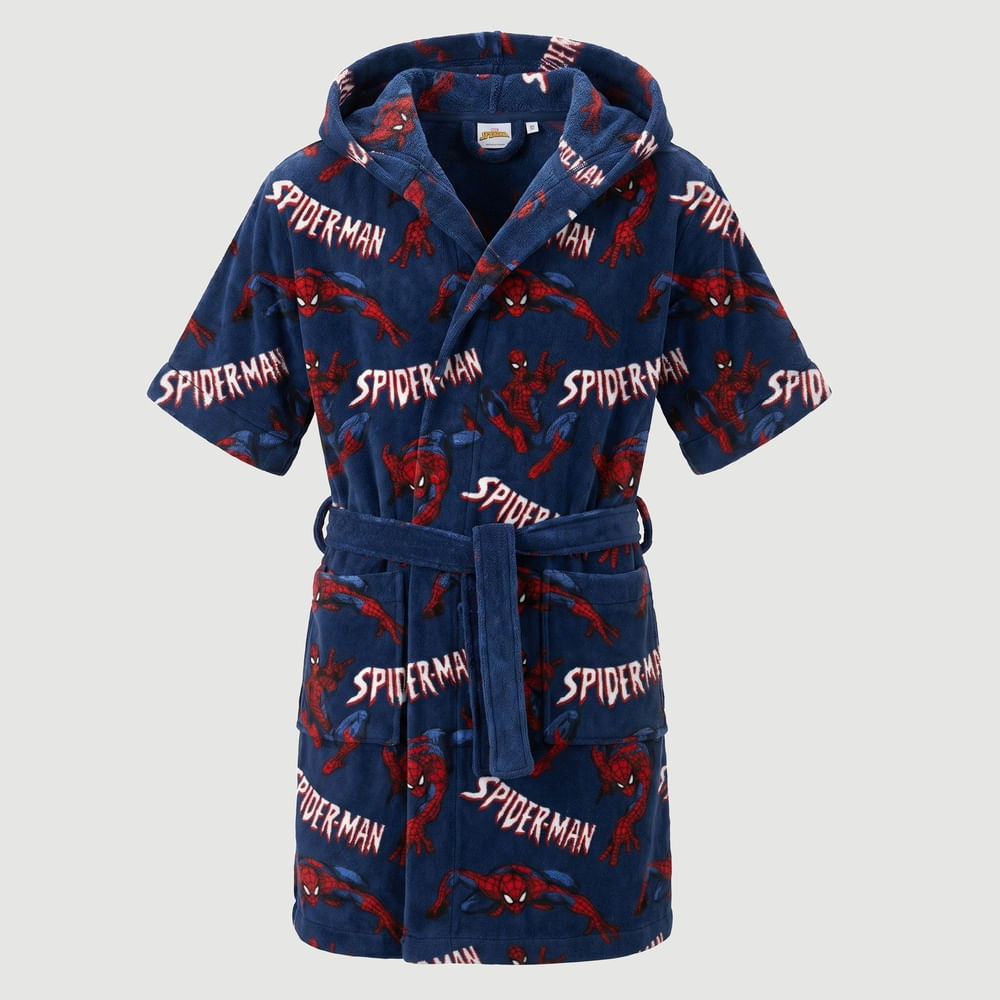 Roupao Com Capuz Spider Man Adventures