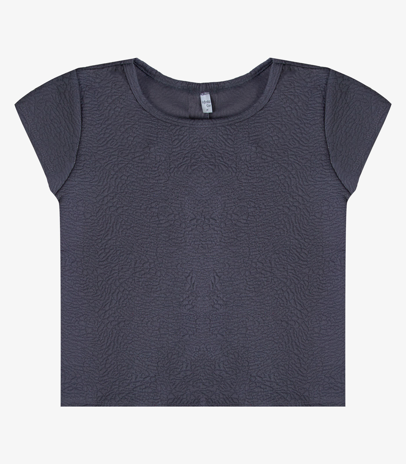 Blusa Feminina Em Malha Tapirus Infinita Cor Cinza