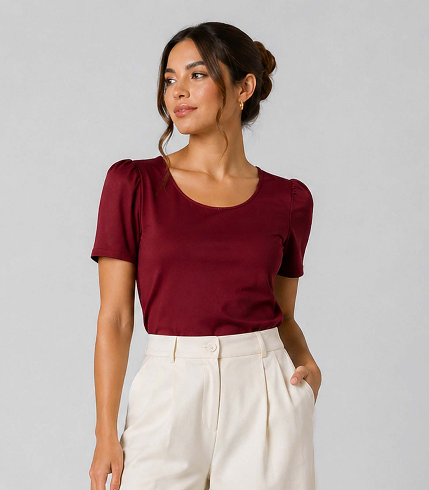 Blusa Feminina Em Malha Langui Infinita Cor Roxo