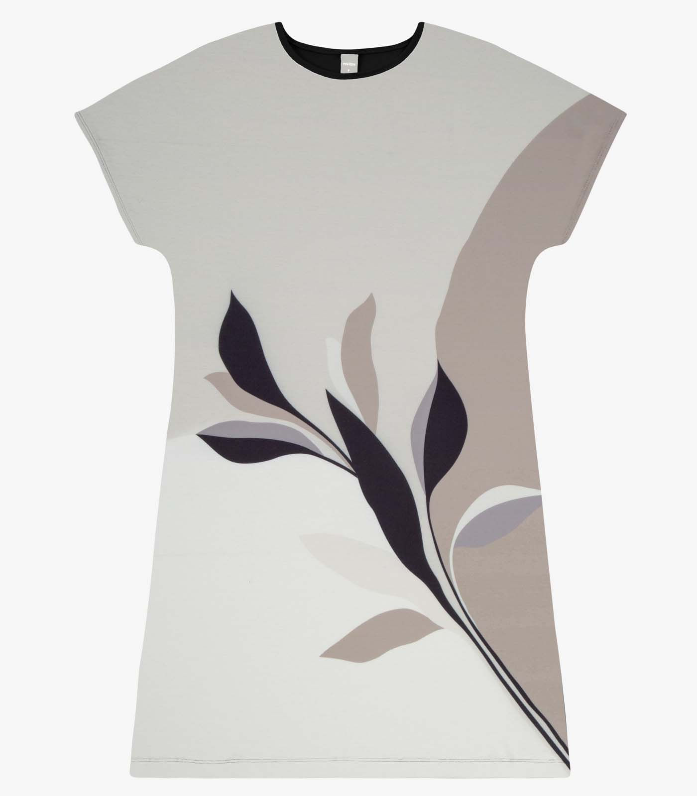 Vestido Feminino Curto Viscotorcion Rovitex Preto