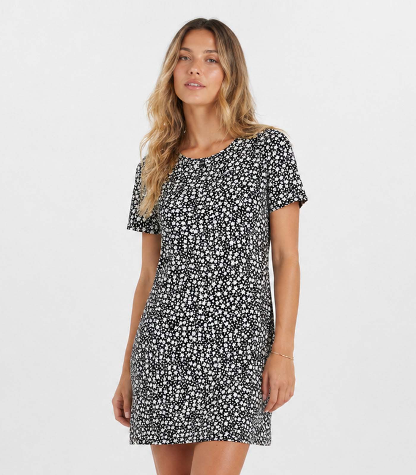 Vestido Feminino Estampado Select Preto