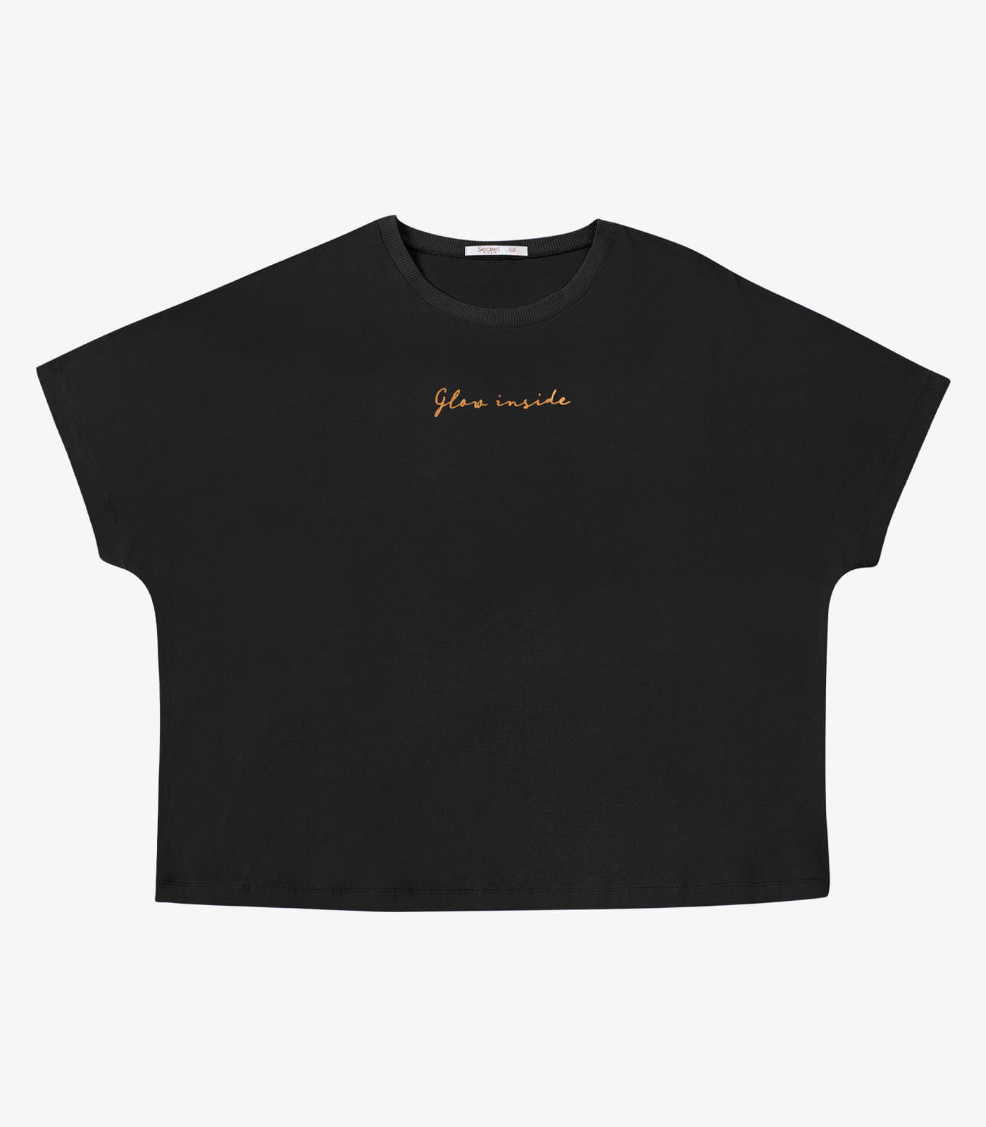 Blusa Feminina Manga Morcego Secret Glam Preto