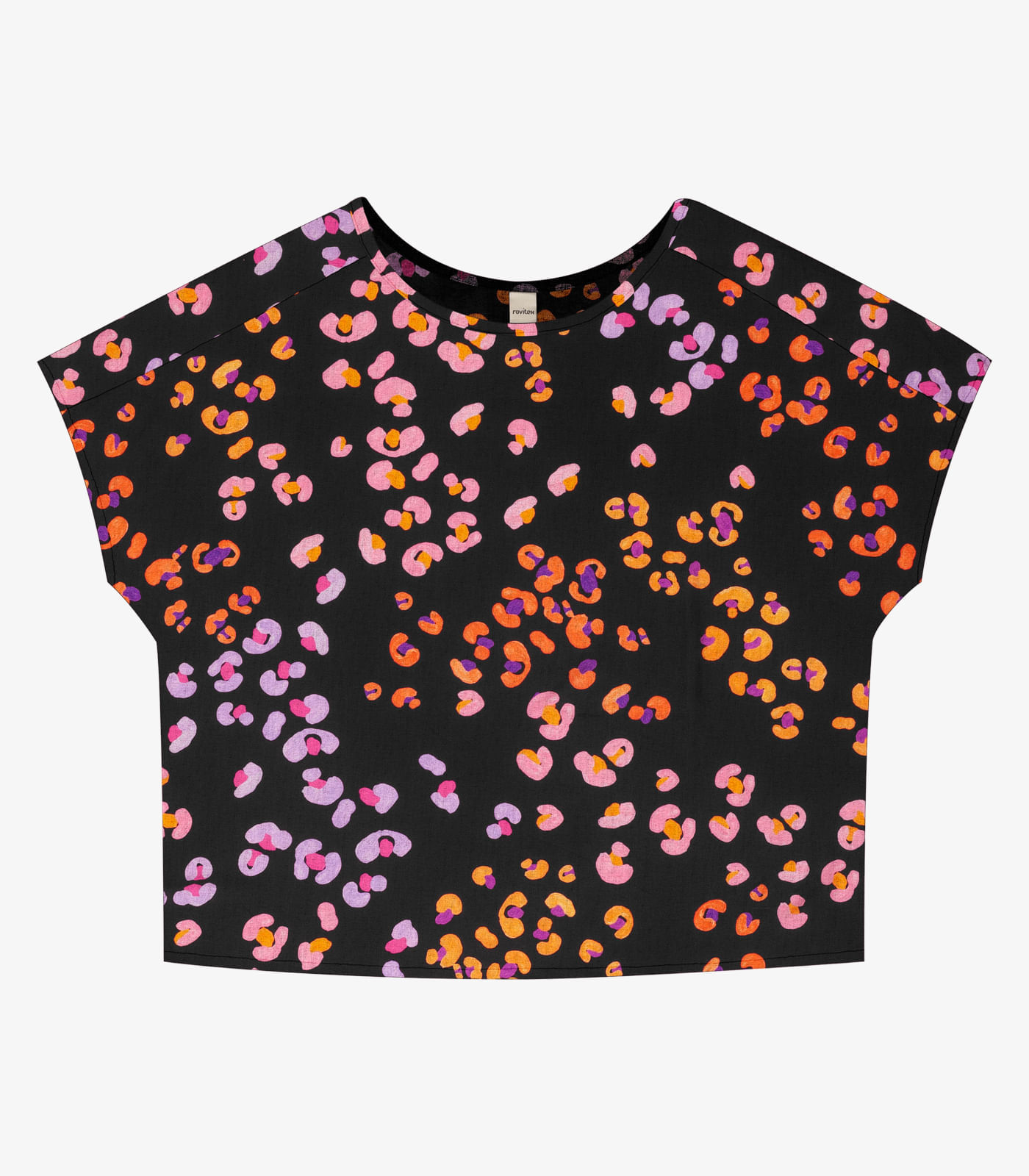 Blusa Feminina Viscose Khyara Rovitex Preto