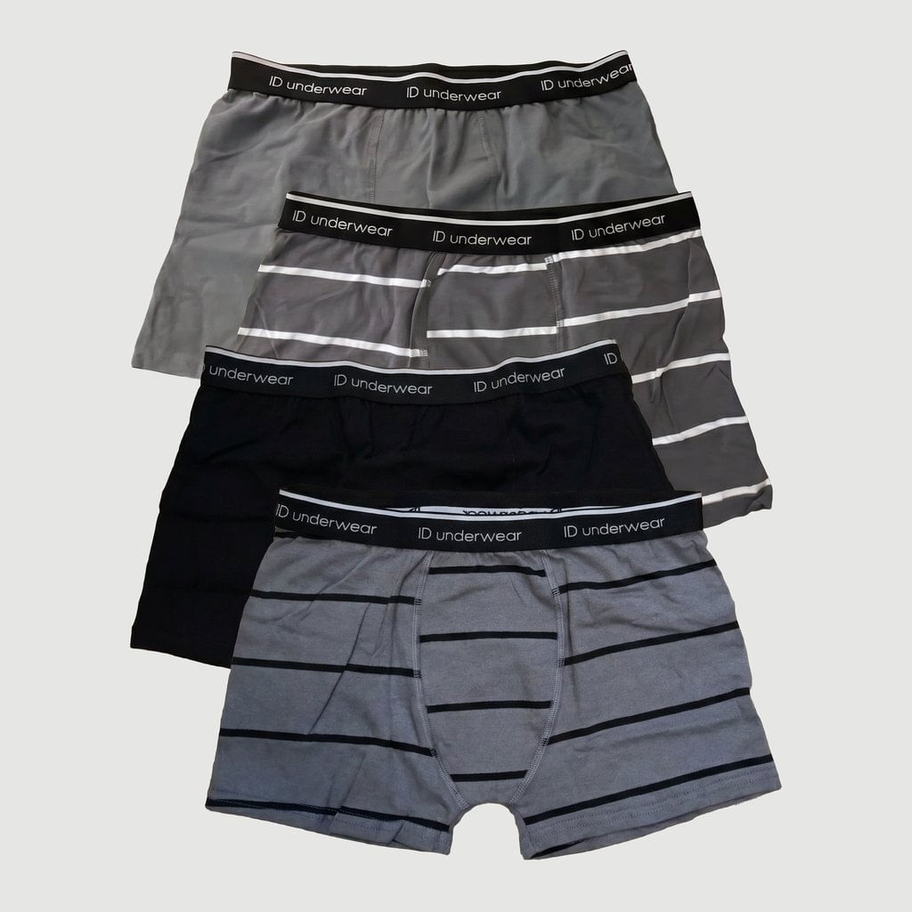Cueca Masculina em Algodão Cinza Id Underwear