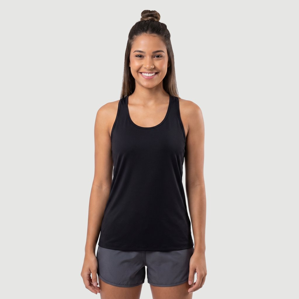 Blusa Feminina Sem Manga Esporte em Poliamida Preto Norton