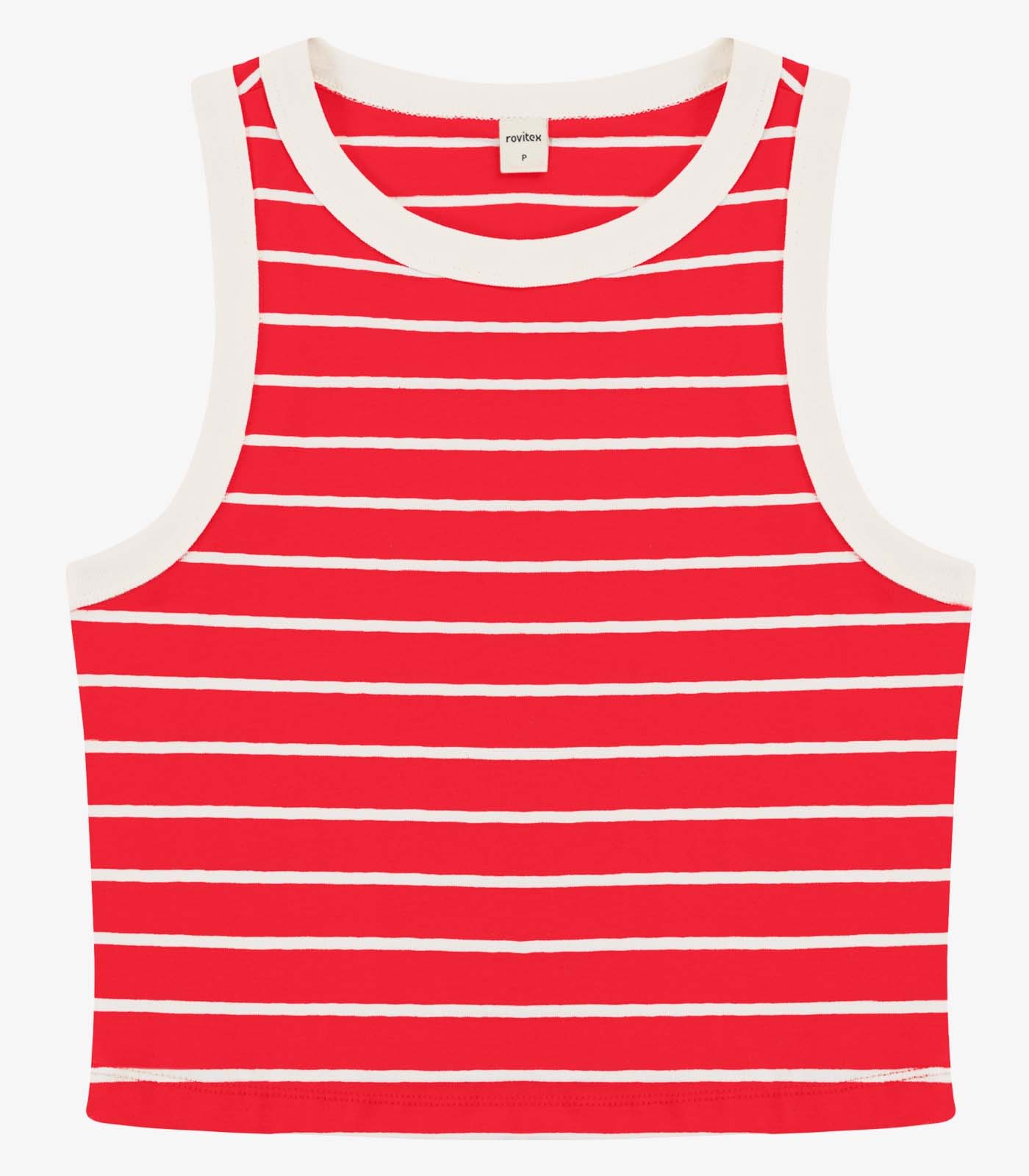 Regata Feminina Básica Em Cotton Leve Rovitex Laranja