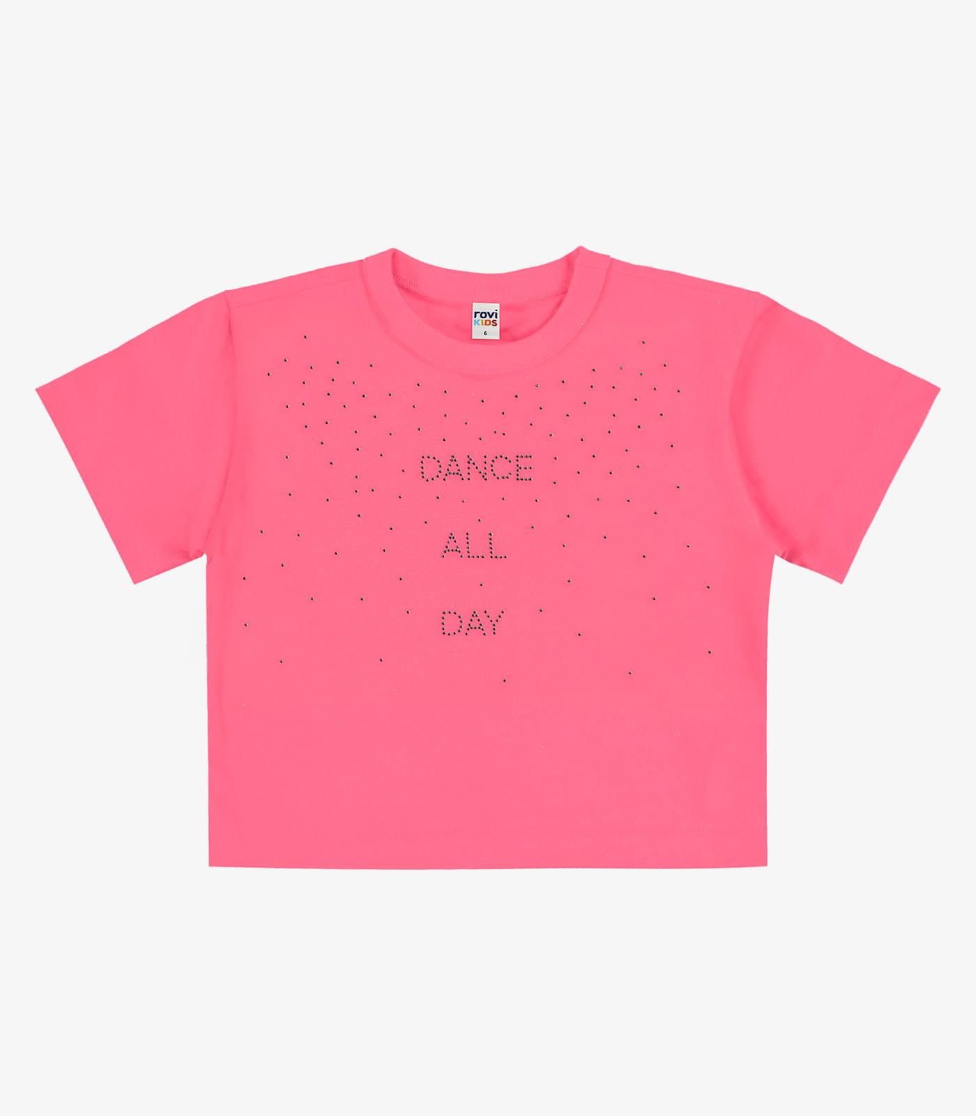 Blusa Feminina Infantil Meia Malha Rovi Kids Rosa