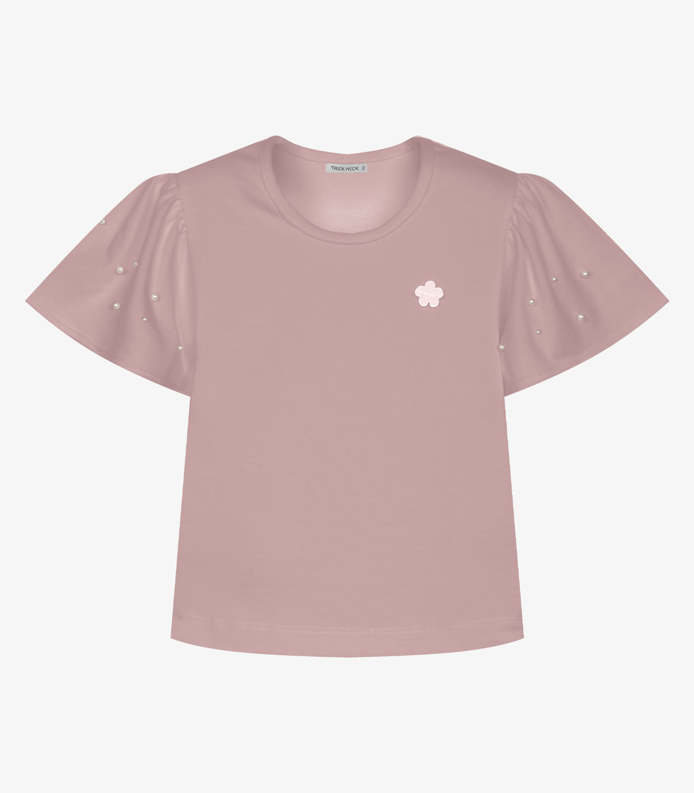Blusa Infantil Feminina Cotton Leve Trick Nick Rosa
