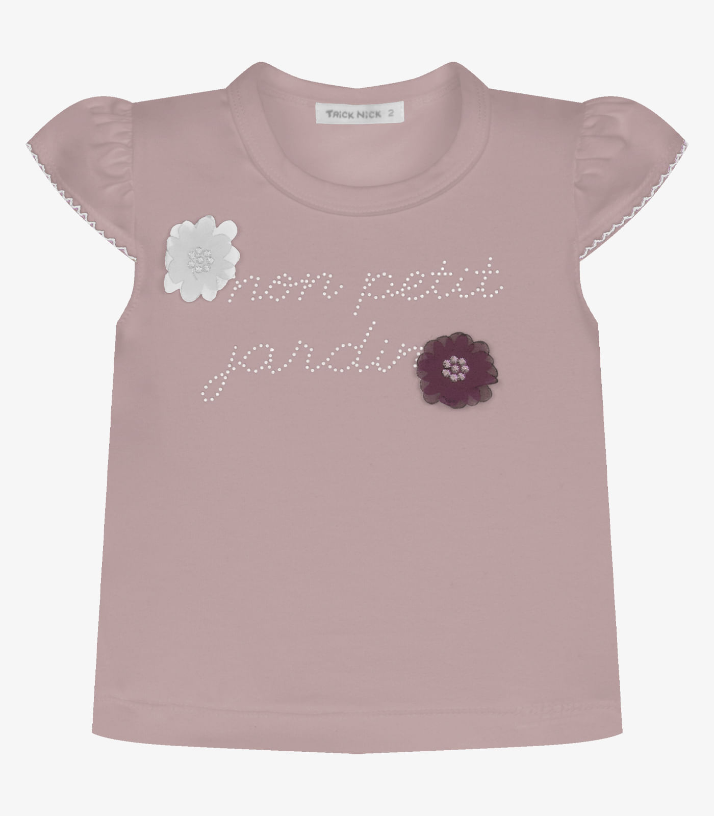 Blusa Infantil Feminina Cotton Leve Trick Nick Rosa