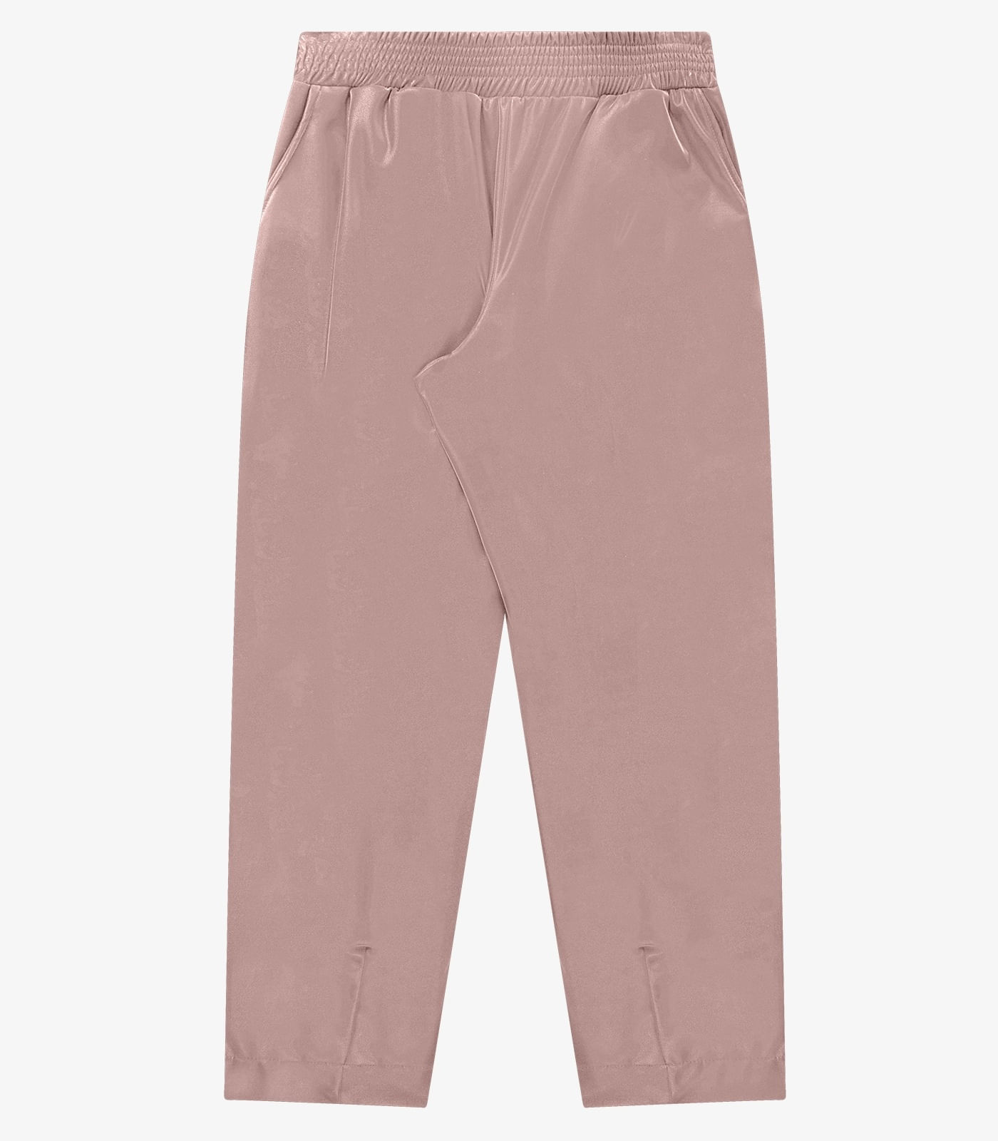 Calça Feminina Em Courino Texturizado Rovitex Bege
