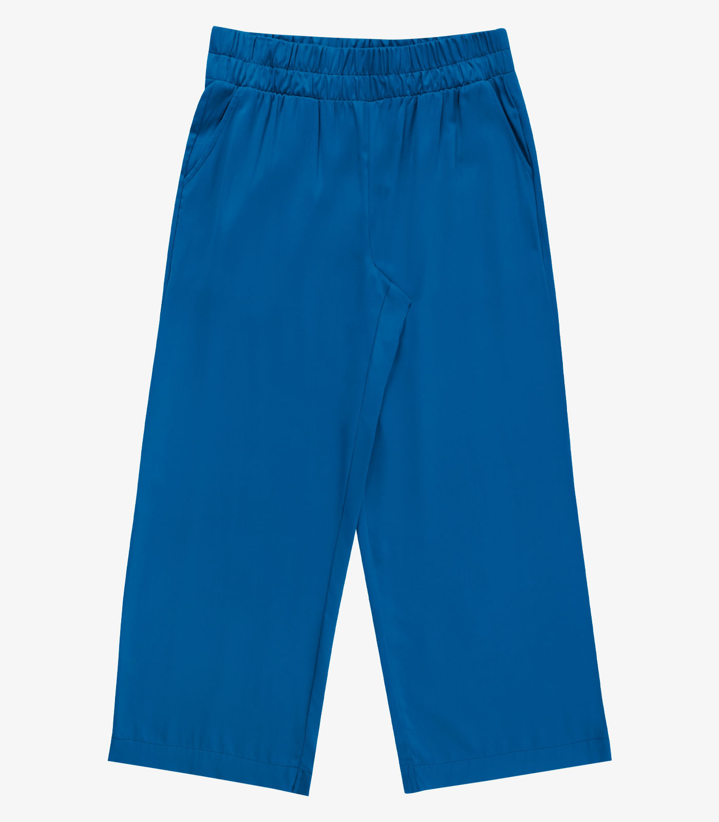 Calça Feminina Pantalona Viscose Secret Glam Azul