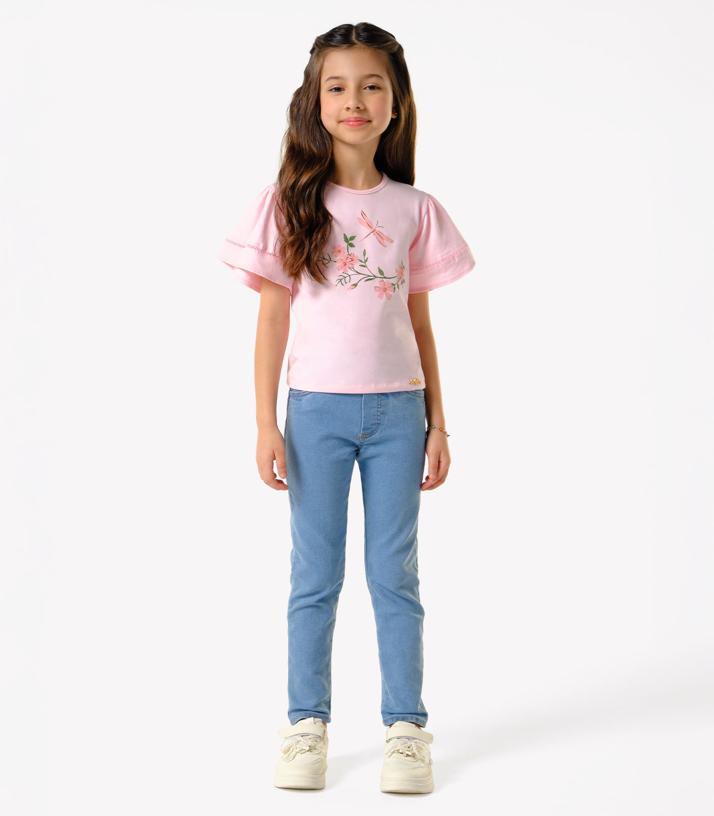 Calça Legging Feminino Jeans Trick Nick Azul