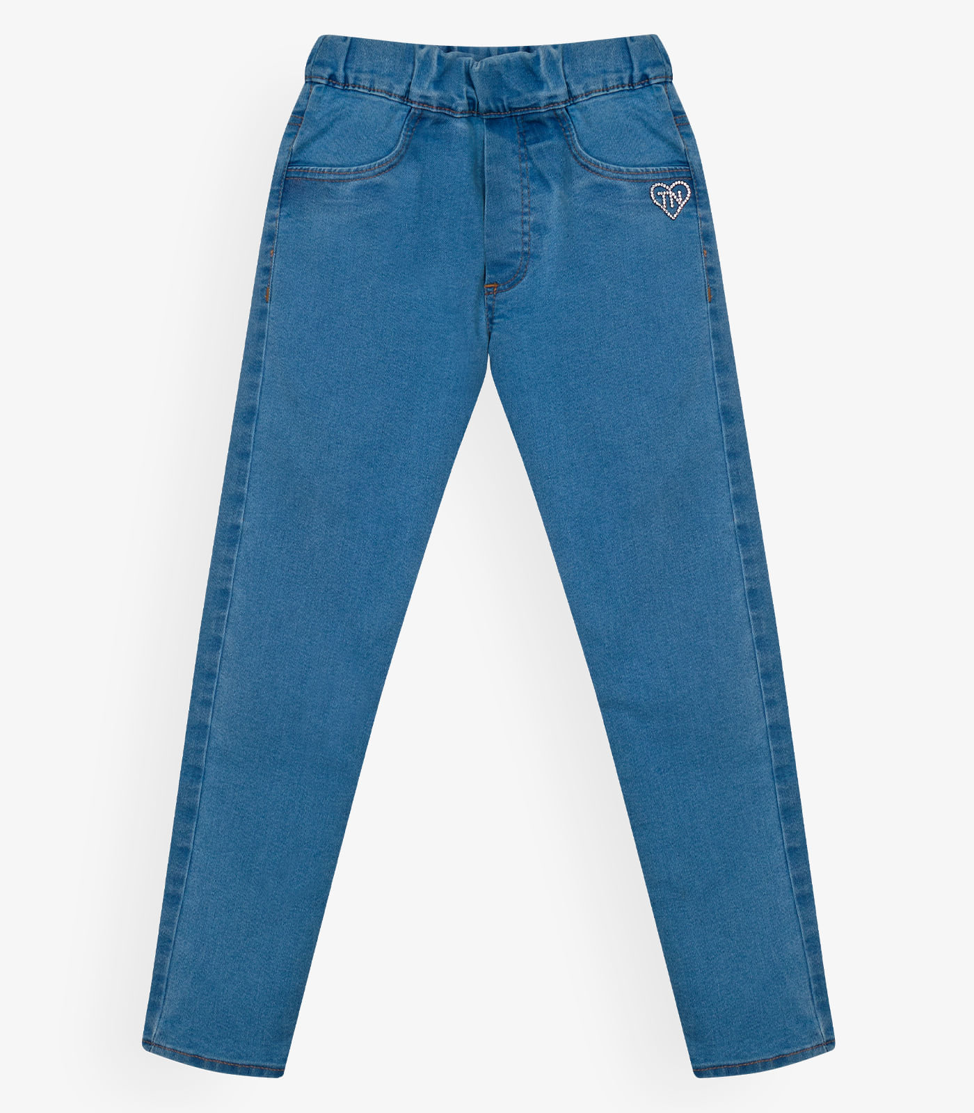 Calça Legging Feminino Jeans Trick Nick Azul