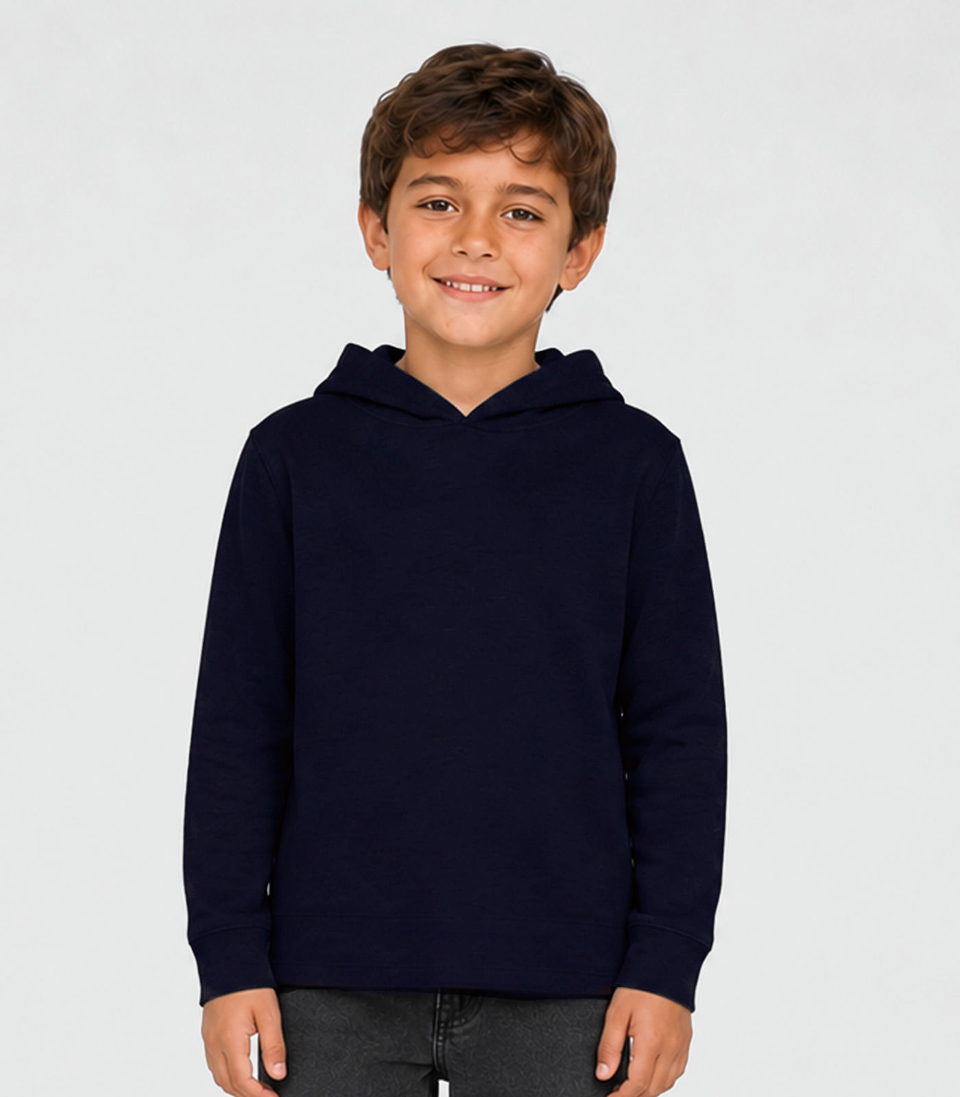 Blusão Com Capuz Moleton Penteado Masculino Select Azul