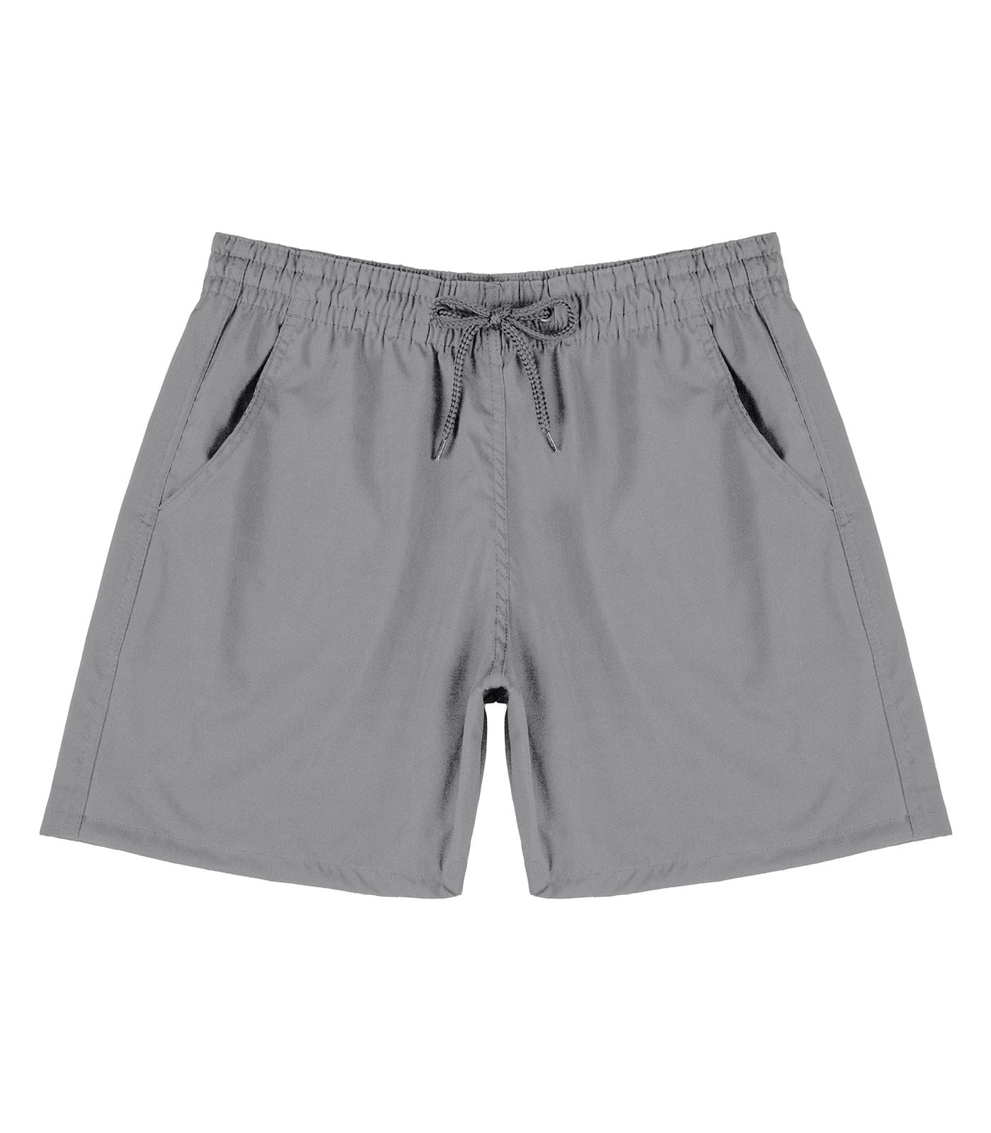 Bermuda Masculina Com Bolsos De Tactel Select Cinza