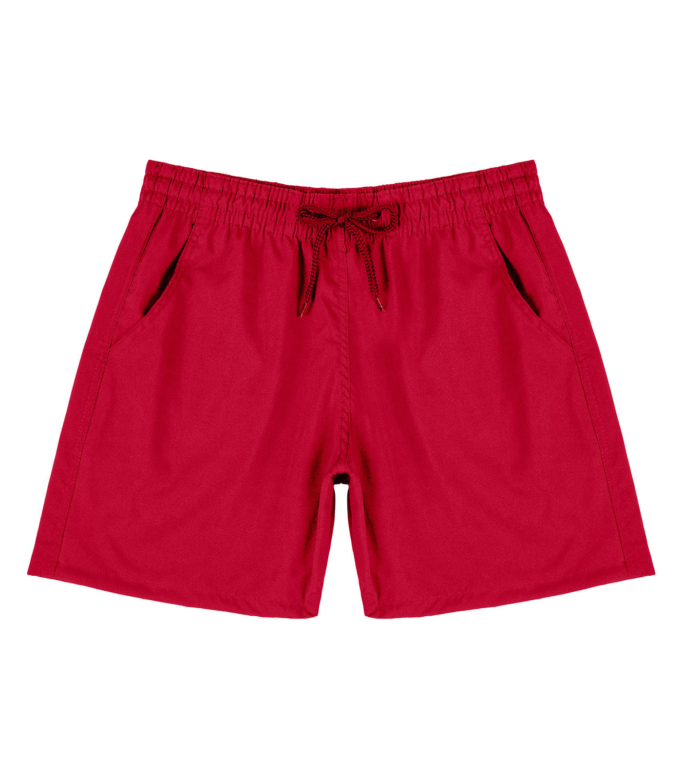 Bermuda Masculina Com Bolsos De Tactel Select Vermelho