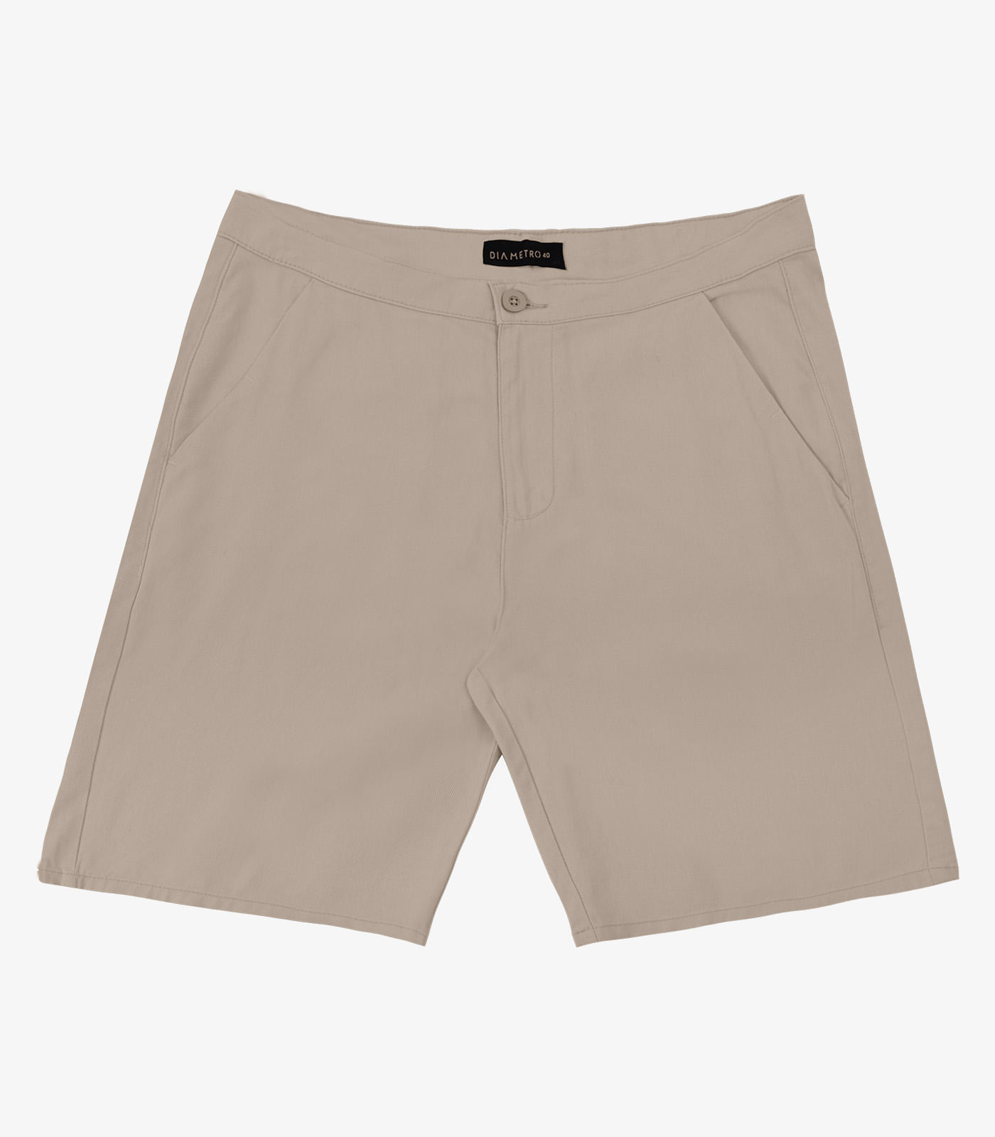 Bermuda Masculina Em Sarja Diametro Marrom
