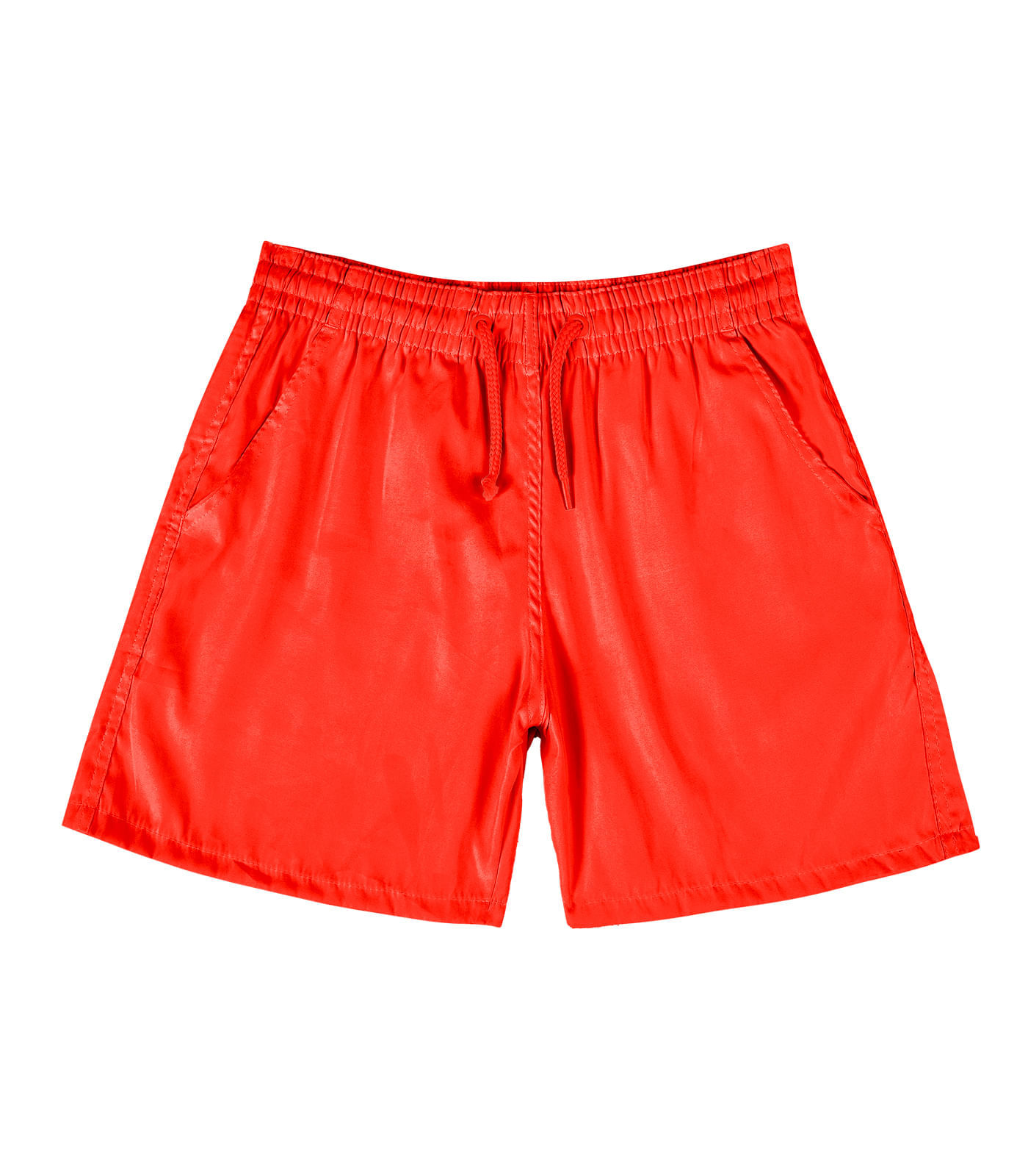 Bermuda Masculina Em Suede Com Bolsos Select Laranja