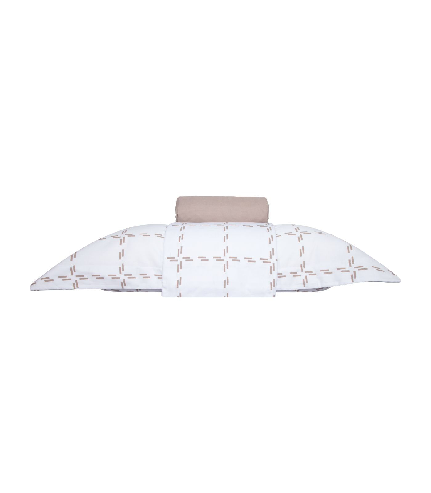 Jogo De Cama Casal 200 Fios Algodão Doce Vida Branco