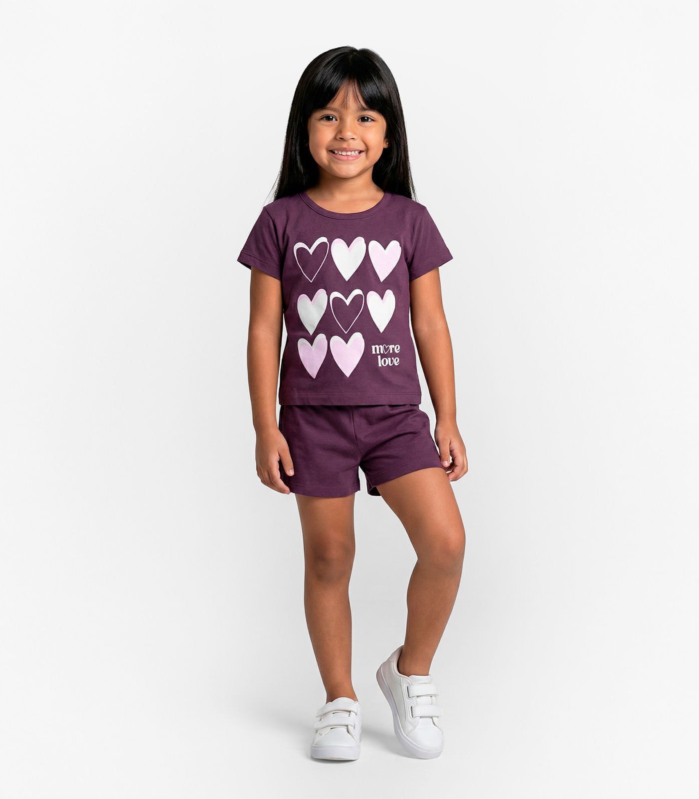 Conjunto Feminino Infantil Seletc Roxo