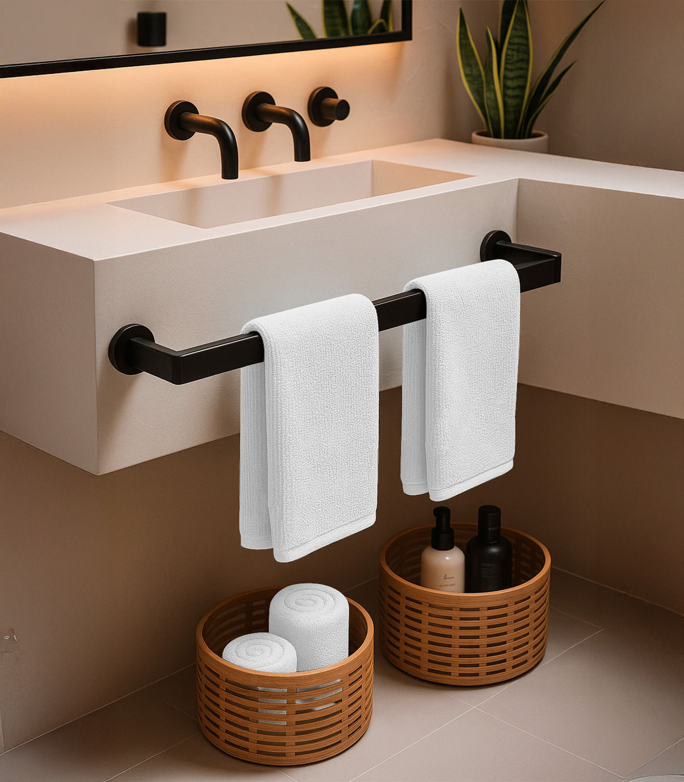Kit 2 Toalhas De Rosto De Algodão Rovitex Home Branco
