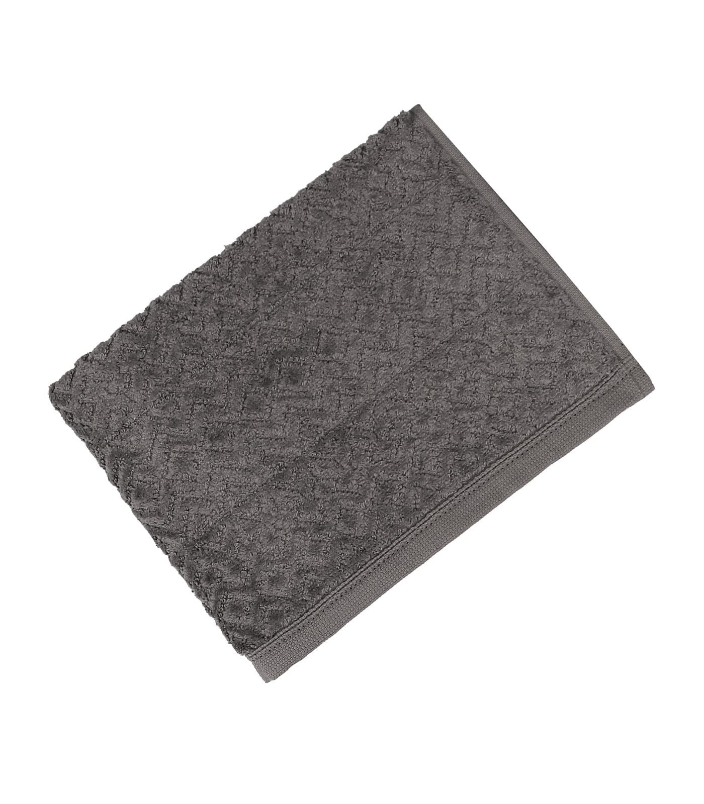 Toalha De Rosto Loft Fio Penteado Atlantica Cinza
