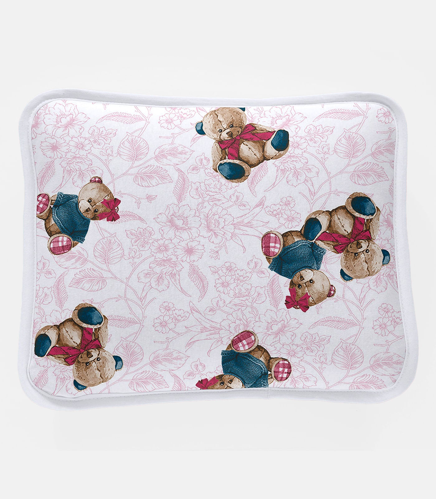 Fronha Avulsa Baby Estampada Vivaldi Rosa