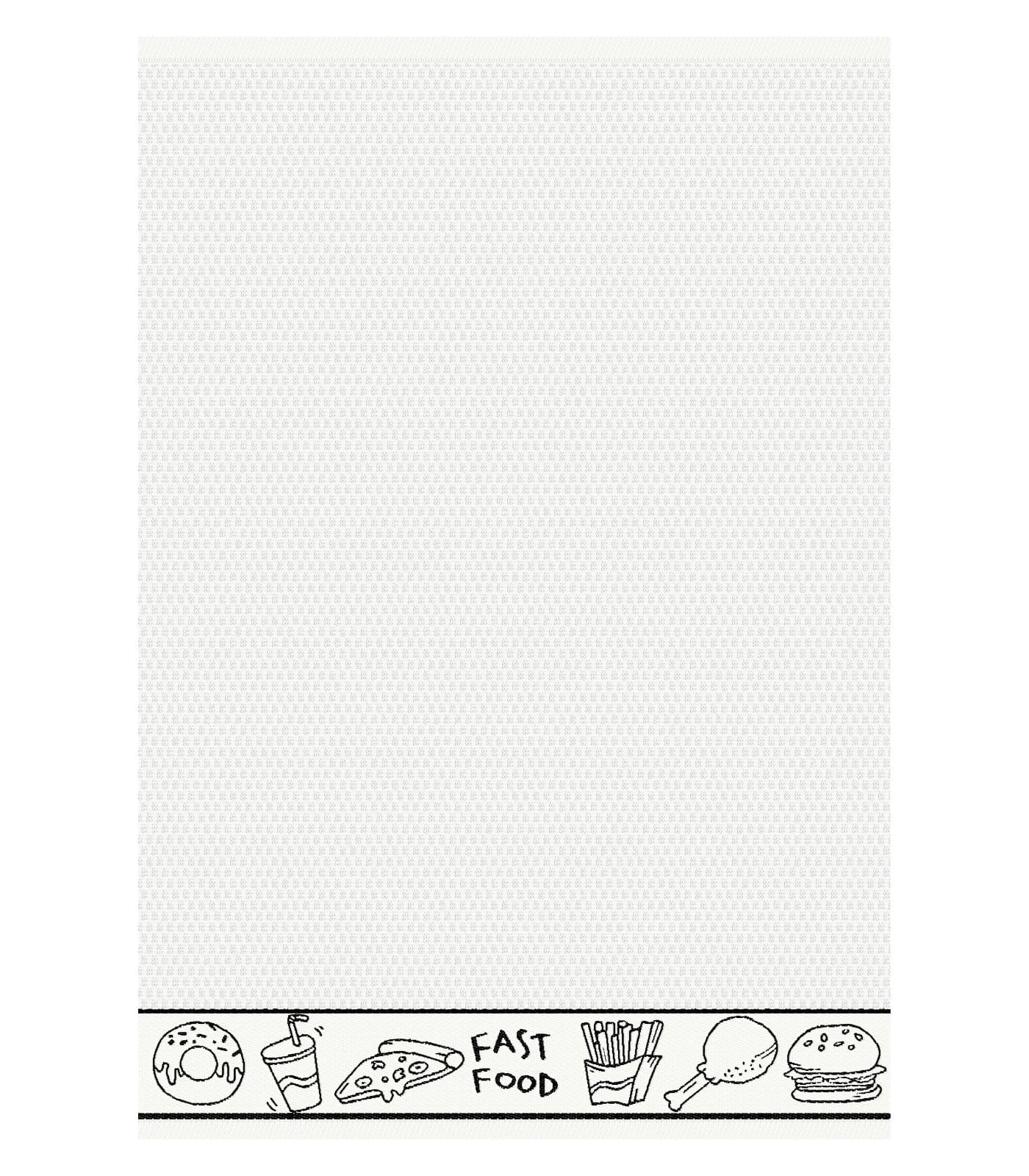 Pano De Copa Jacquard Atlantica Branco