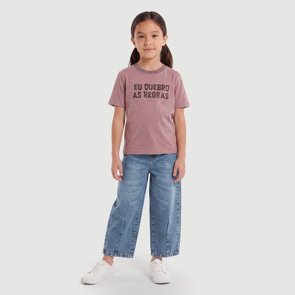 Calça Jeans Infantil em Algodão Azul