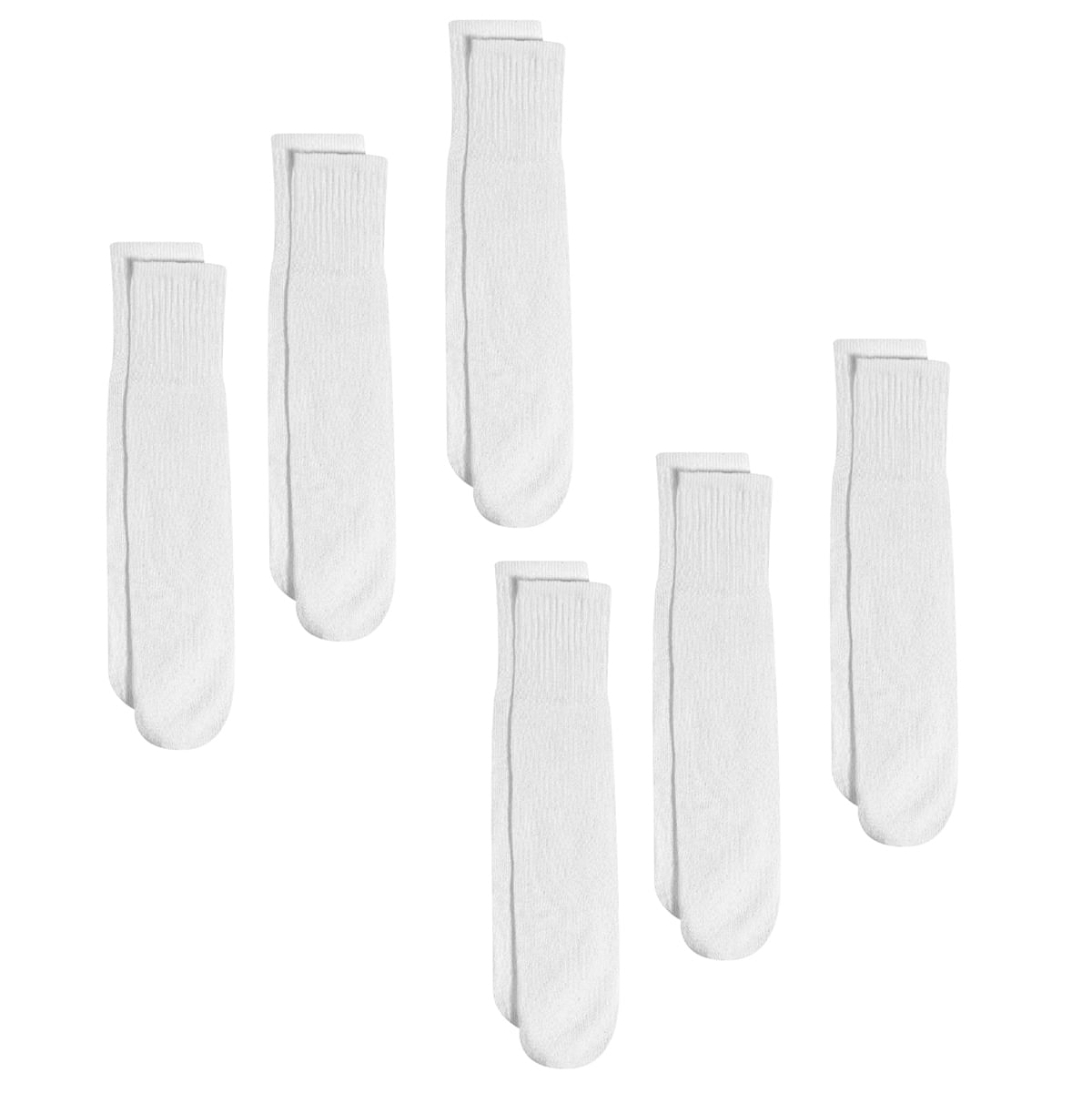Meia 6X1 Cano Longo Branca - ID