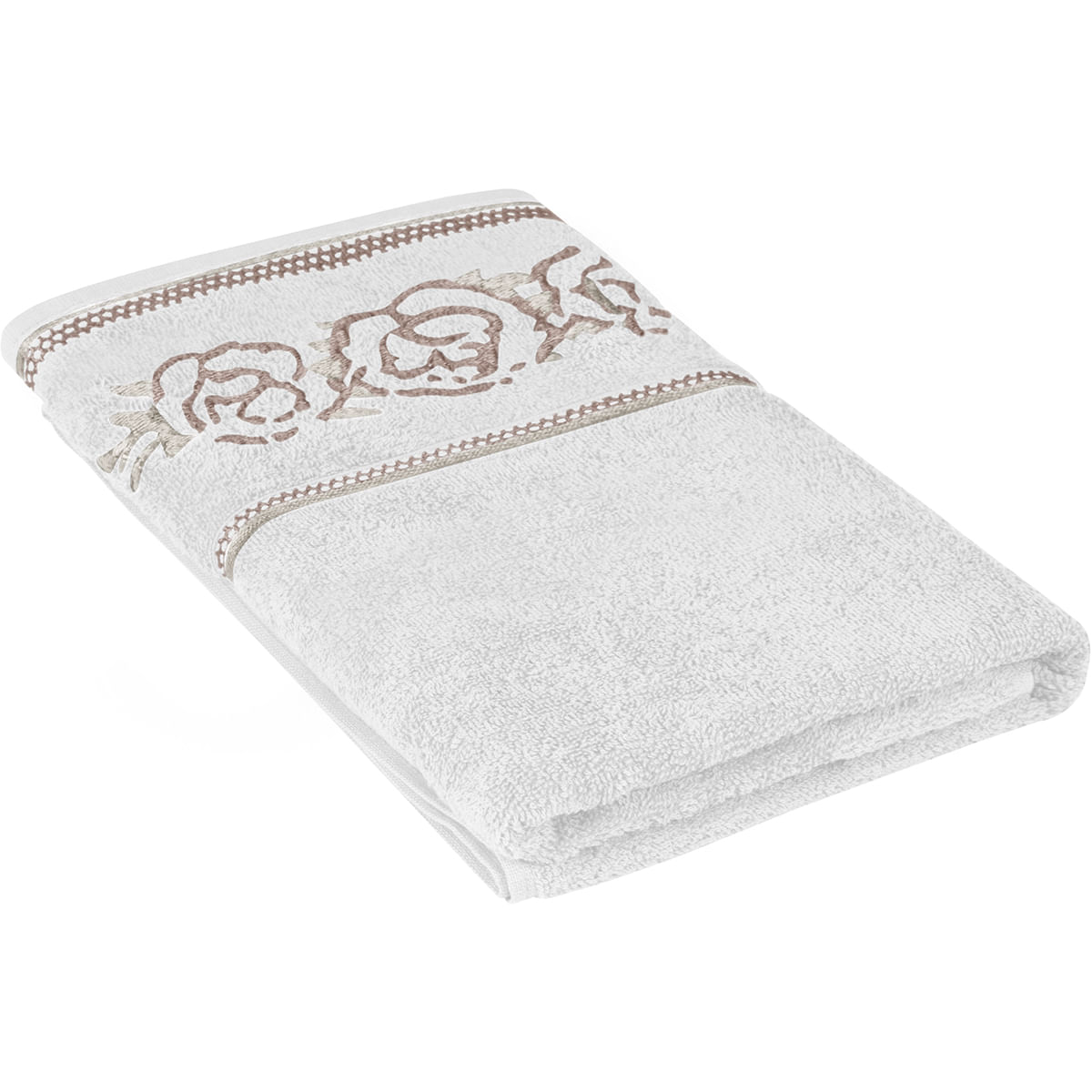 Toalha de Rosto Fiorin Branco - Karsten