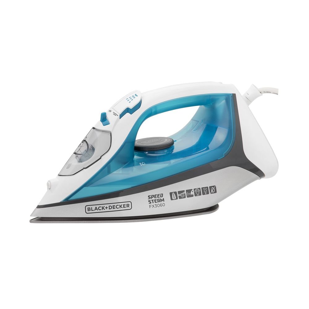 Ferro Black+Decker Azul Antigotejamento 127V