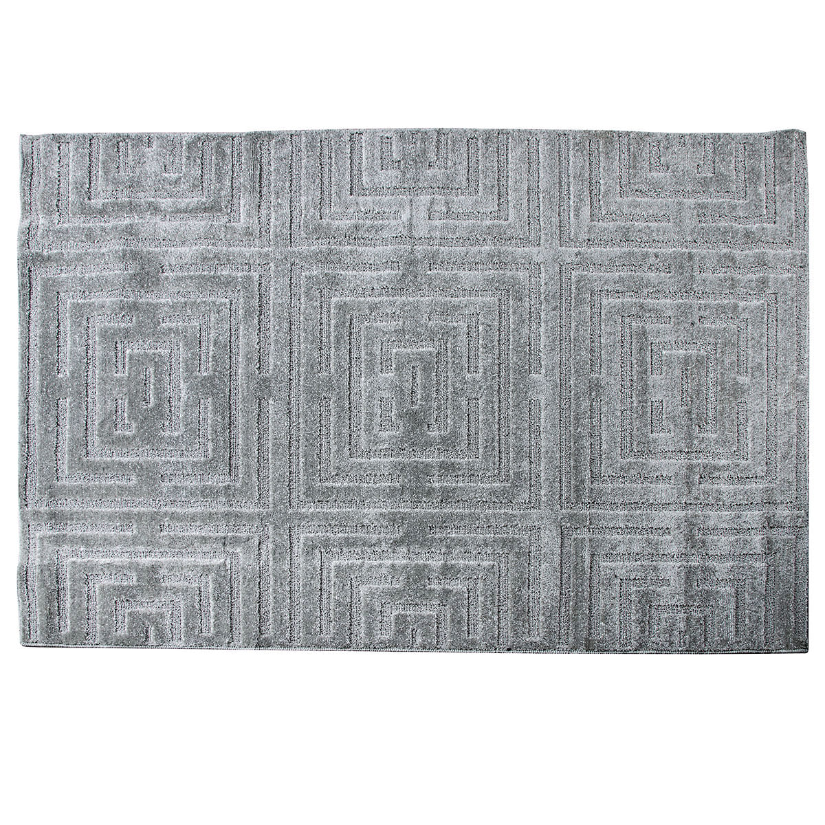 Tapete Relevo Moderno 150x200cm Cinza - PNB
